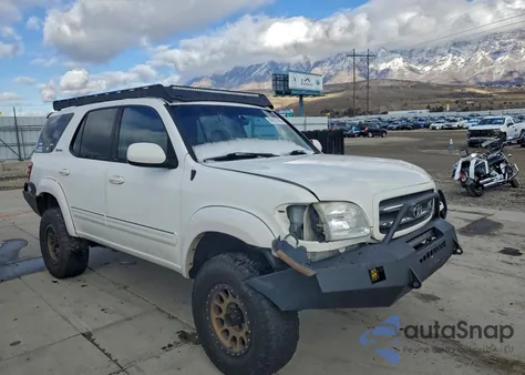 2003 Toyota Sequoia Limited from USA, damaged, VIN 5TDBT48A73S176033